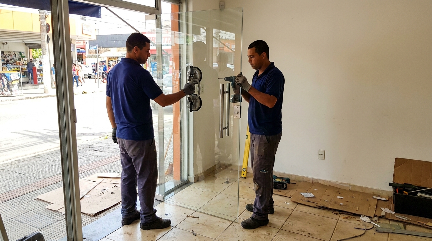 Portas em Vidro em Vitória da Conquista‑BA